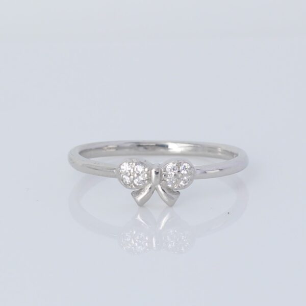 Tied Grace – 925 Silver Bow-Tie Ring